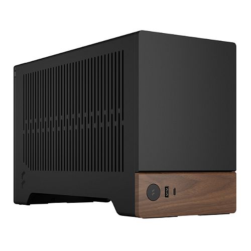 Fractal Design Terra Graphite SFF PC Case, Mini ITX, Walnut Front, Anodized Aluminium Exterior, 322mm GPU Support, Requires SFX/SFX-L PSU, USB-C Fractal Design Terra Graphite SFF PC Case, Mini ITX, Walnut Front, Anodized Aluminium Exterior, 322mm GPU Support, Requires SFX/SFX-L PSU, USB-C